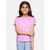 Rad prix Girls Violet Solid T-shirt