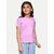 Rad prix Girls Violet Solid T-shirt