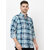 Modernity Blue Regular Fit Shirt For Men