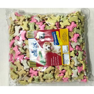                       Pet Love Dog Biscuits, Crunchy  Nutritious - 15kg, Dog Treats Biscuits, Chicken Liver, Brown Rice  Carrot (Non-Veg), I                                              