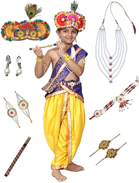 Image of Lord Krishna getup fancy dress competition-FL475839-Picxy