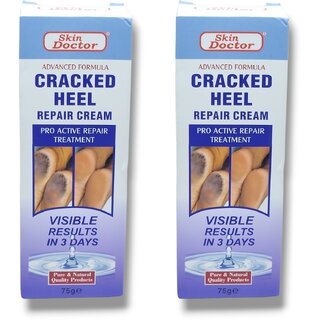                       Skin Doctor Cracked Heel Repair Cream 75g (Pack of 2)                                              