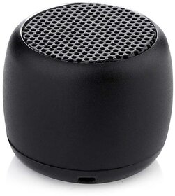 Wox Ultra Mini Speaker 3 W Bluetooth Speaker Bluetooth v5.0 with 3D Bass Playback Time 2 hrs Black