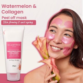 Glamveda Watermelon  Collagen Peel off mask