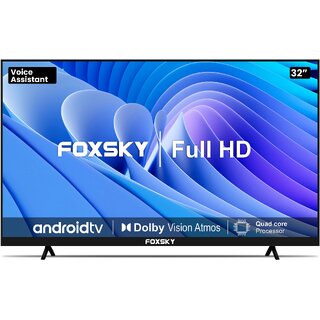 Foxsky 80 cm (32 inches) Full HD Smart LED TV 32FS-VS (Frameless Edition)  With Voice Assistant