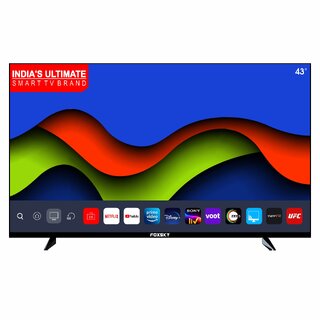 Foxsky 109 cm (43 inches) Full HD Smart LED TV 43FSFHS With Black (Frameless Edition) (Dolby Audio)