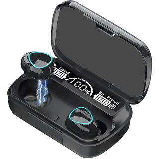 Wox Max10 Earbud In Ear Bluetooth Earphone 45 Hours Playback Bluetooth IPX6(Water Resistant) Powerfull Bass