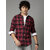 OOKO KAKA Men's Checkered Casual Shirt