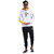 Yellow Tree Mens Polyester White Tracksuit