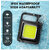 Wox Rechargeable COB Keychain Work Light with 3 Lighting Modes, Bottle Opener, Key ring LED Torch Keychain Flashlights