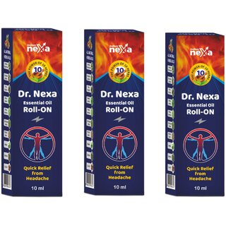                       Dr Nexa Pain Relief Roll On 10ml (Pack OF 3)                                              