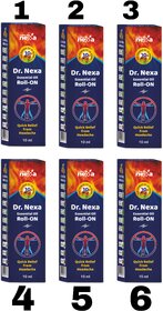 Dr Nexa Pain Relief Roll On 10ml (Pack OF 6)