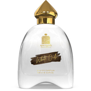                       AdilQadri White Oudh Eau De Parfum  100 ML  Long Lasting  Amber Woody Fragrance  Perfume For Men  Women                                              