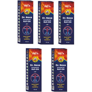                       Dr Nexa Pain Relief Roll On 10ml (Pack OF 5)                                              