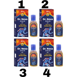                       Dr Nexa Pain Relief Oil 50ml (Pack Of 4)                                              