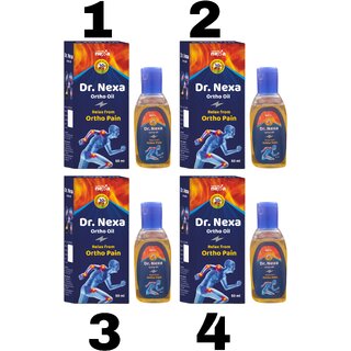 Dr Nexa Pain Relief Oil 50ml (Pack Of 4) Dr Nexa Pain Relief Oil 50ml (Pack Of 4)