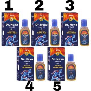 Dr Nexa Pain Relief Oil 50ml (Pack Of 5) Dr Nexa Pain Relief Oil 50ml (Pack Of 5)