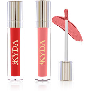                       Liquid  lipstick combo set transfer proof | waterproof(red Dollhouse )                                              