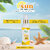 Globus Naturals Sunscreen Lotion, Daily Sun Protect for Face  Body, SPF 50+++ Broad Spectrum UVA  UVB Protection