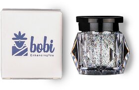 BOBI Iridescent Silver Loose Holographic Glitter Eyeshadow (10gm)