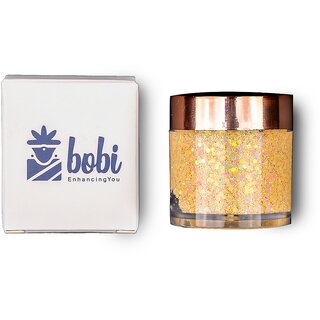                       BOBI Gold Multi Duo Chrome Glitter Gel Eyeshadow (10gm)                                              