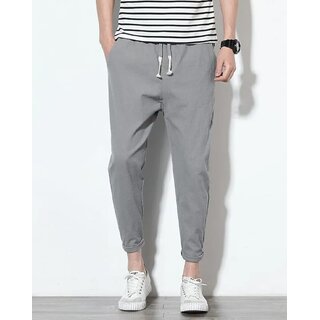 Buy Heathex Men S Solid Stretchable Track Pants With Insert Pocket