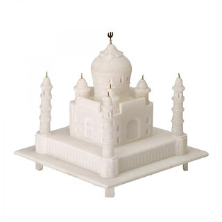                       White Marble Taj Mahal                                              