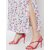 Purys Grey Floral Printed Sleeveless Maxi Dress for Woemen