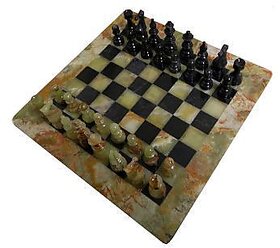 Soapstone Chess Set White Black Color