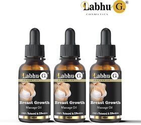 natural which helps in Brest growth oil for Women (Pack Of 3) 30 ml