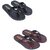 FLIP X Men's Slipper Combo of 2 - Stylish Synthetic Leather Comfort