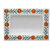 Carnelian Gemstone Inlaid Alabaster Marble Picture Frame (7x5 Inches)