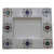 White Marble Photo Frame Mosaic Semi Precious Stones Inlay Work Floral Design (7x5 Inches)