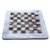White Marble Chess Board