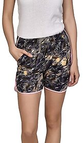 U-Light Women Printed Shorts | Lounge Shorts | Night Wear Shorts For Daily Use