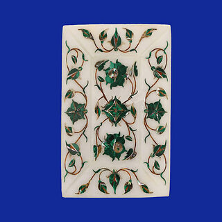                       Decorative Marble Inlay Plate                                              
