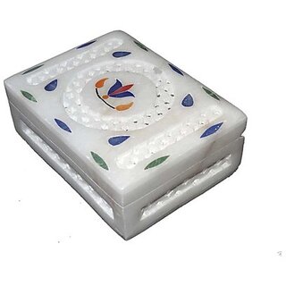                       Marble Jewelry Box Inlay Beautiful Gifts Box                                              