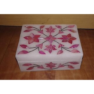                       High Quality Handicraft Marble Inlay Box                                              