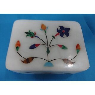                       Decorative Marble Inlay Boxes                                              