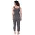 U-Light Women Quilted Thermal Slip Set : Sleeveless Top + Trouser/Female Winter Innerwear