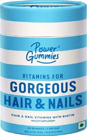 Nutrition For Hair and Nails(Gummies with Biotin, Zinc, Vitamins A to E  Folic Acid)