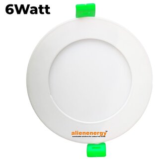                       Alienenergy Round Slim Panel AE PLE06 6Watt Recessed Ceiling Light Ceiling Lamp (White)                                              