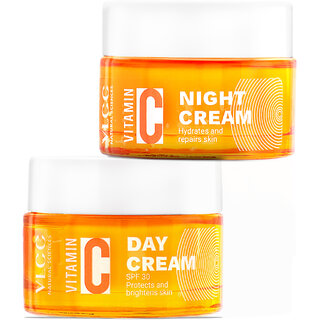                       VLCC Vitamin C Day  Night Combo  Vitamin C Night Cream  Day Cream                                              