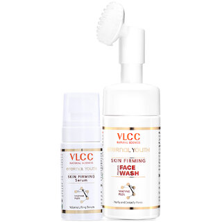                       VLCC Skin Firming Combo  Eternal Youth Skin Firming serum  Eternal Youth Skin Firming Face Wash                                              