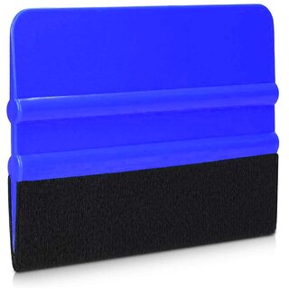                       SQZ-206F Black Felt, Window Tint Tool, for PPF, lamination, Blue color                                              