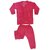 U-Light Thermal Night Suit - Full Sleeves Printed Collared Neck Winter Wear For Girls Boys