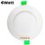 Alienenergy Round Slim Panel AE PLE06 6Watt Recessed Ceiling Light Ceiling Lamp (White)