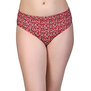 U-Light Women Cotton Mid Waist Panty