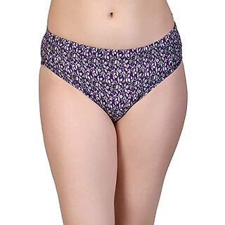 U-Light Women Cotton Mid Waist Panty