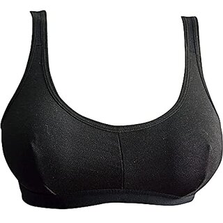                       U-Light Women &Amp; Girl'S Cotton Rich Non-Padded Non Wired With Double Layered Premium Bra                                              